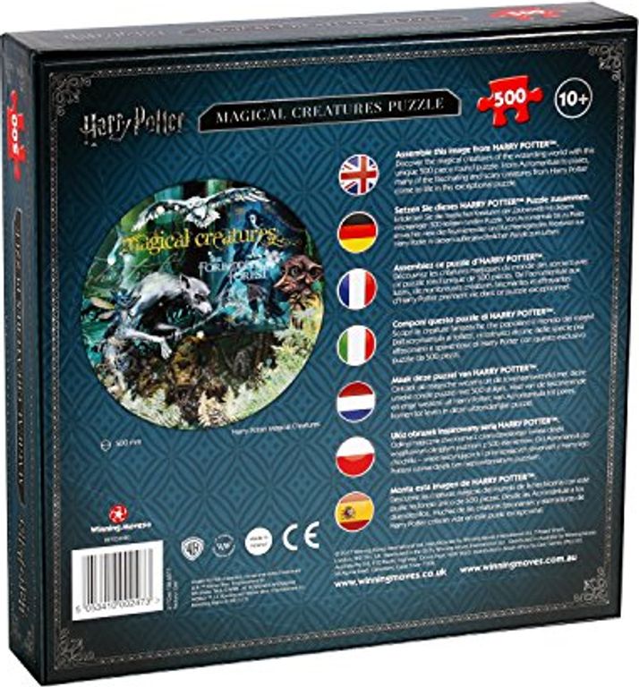 Harry Potter: Magical Creatures back of the box