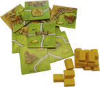 Carcassonne: Les Mines d'Or composants