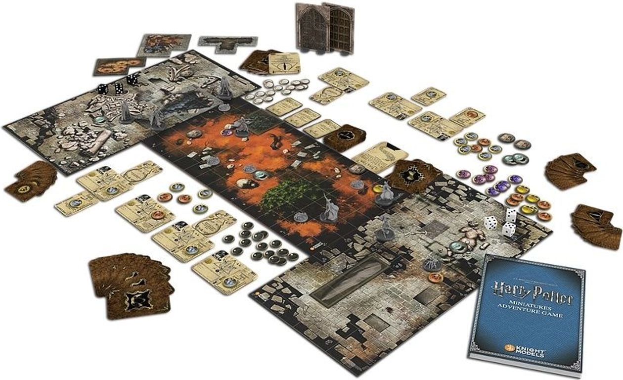 Harry Potter Miniatures Adventure Game komponenten