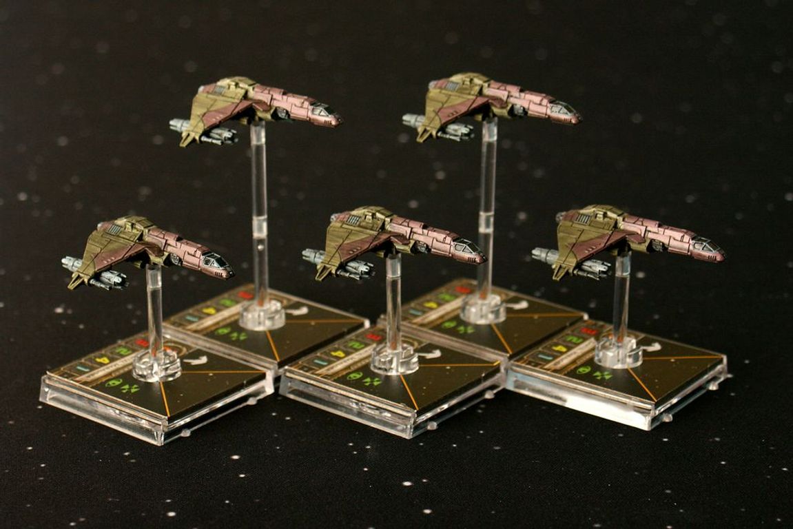 Star Wars: X-Wing Miniatures Game - Kihraxz Fighter Expansion Pack miniatures