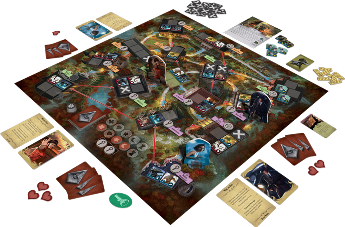 Arkham Horror: Final Hour componenten