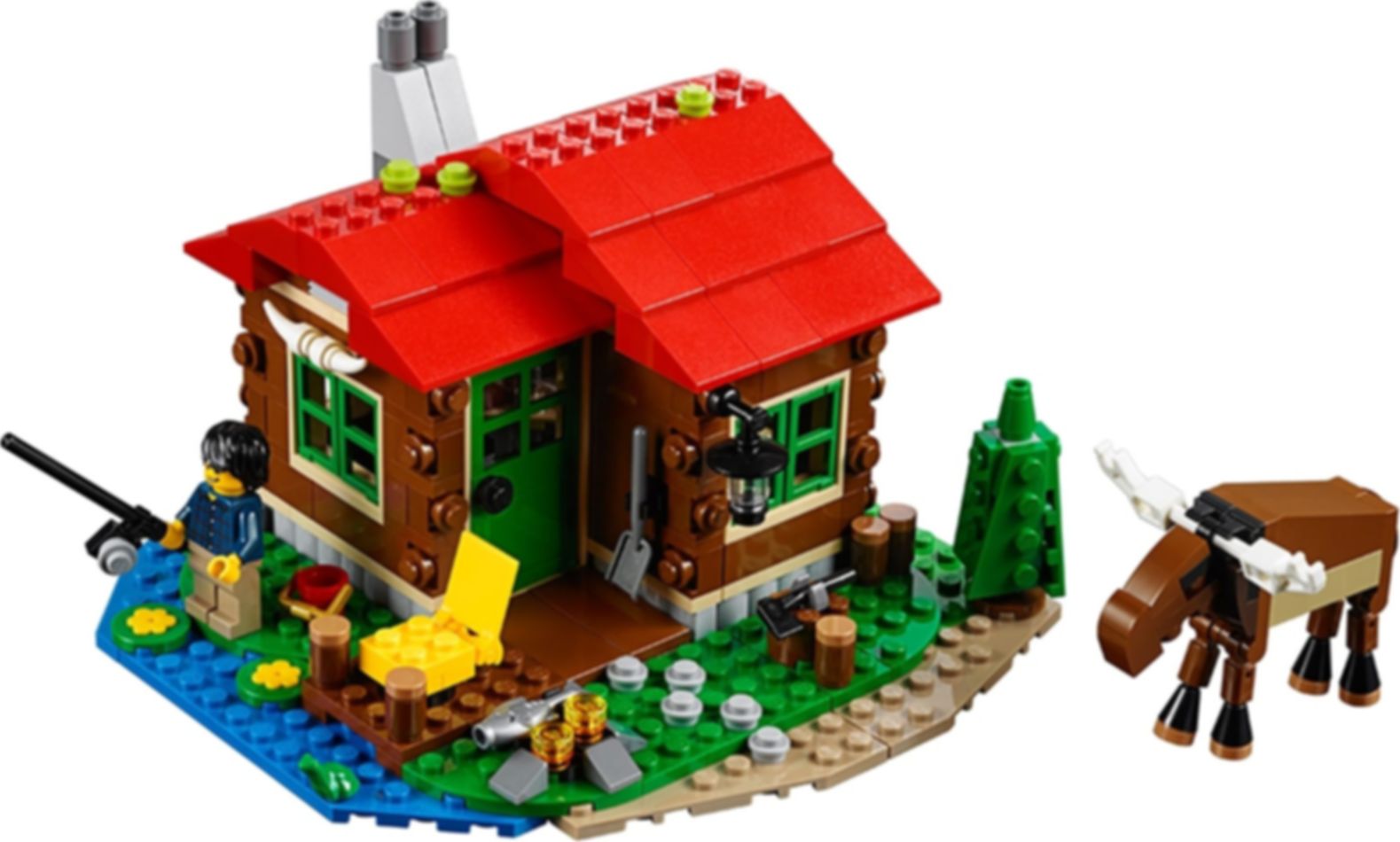 LEGO® Creator Hütte am See komponenten