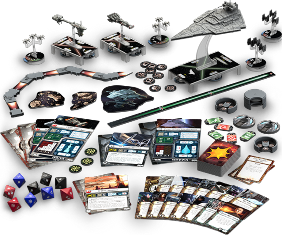 Star Wars: Armada komponenten