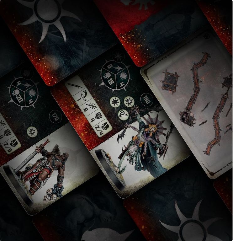 Warhammer Age of Sigmar: Warcry Red Harvest cartes