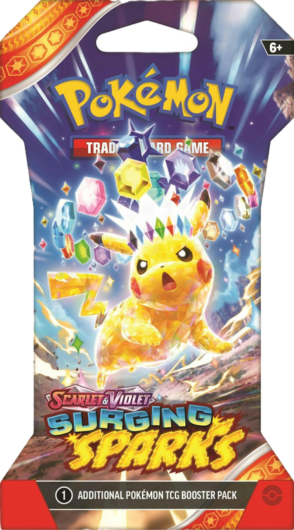 Pokémon TCG: Scarlet & Violet-Surging Sparks Booster Pack (10 Cards) box