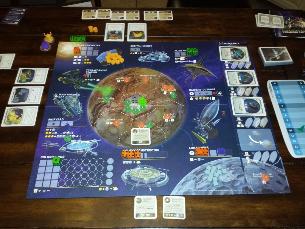 Alien Frontiers: Outer Belt komponenten