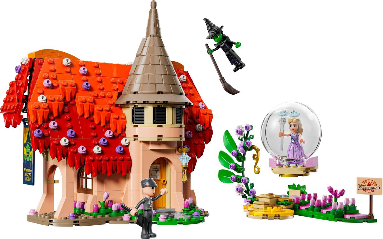 LEGO® Wicked Glinda & Elphaba Visit Munchkinland components