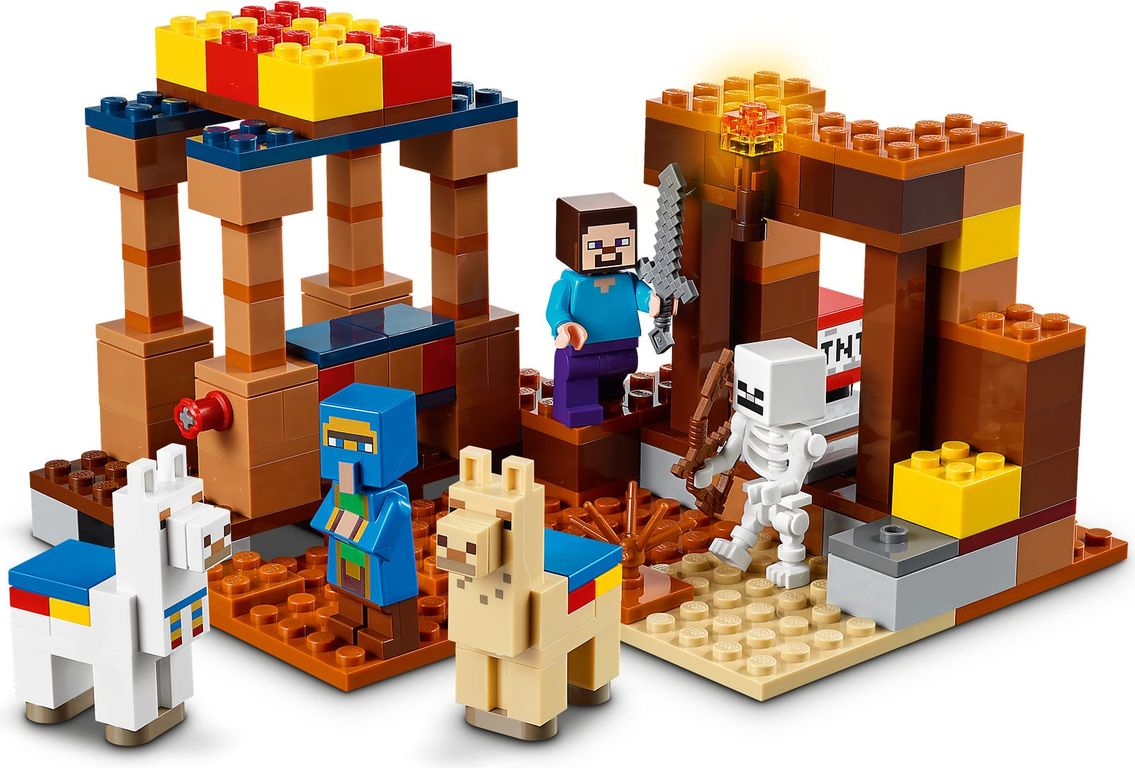 LEGO® Minecraft El Puesto Comercial jugabilidad