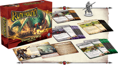 Runebound (Third Edition): Caught in a Web - Scenario Pack components