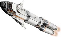 LEGO® City Rocket Assembly & Transport components