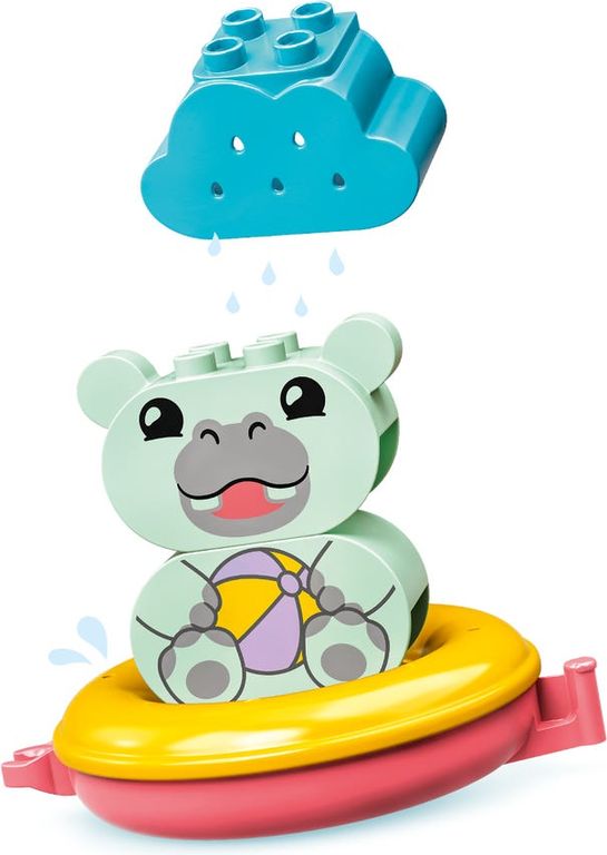 LEGO® DUPLO® Jouet de bain : le train flottant des animaux composants