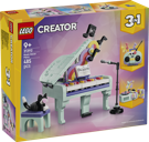 Pianoforte decorativo con gatto