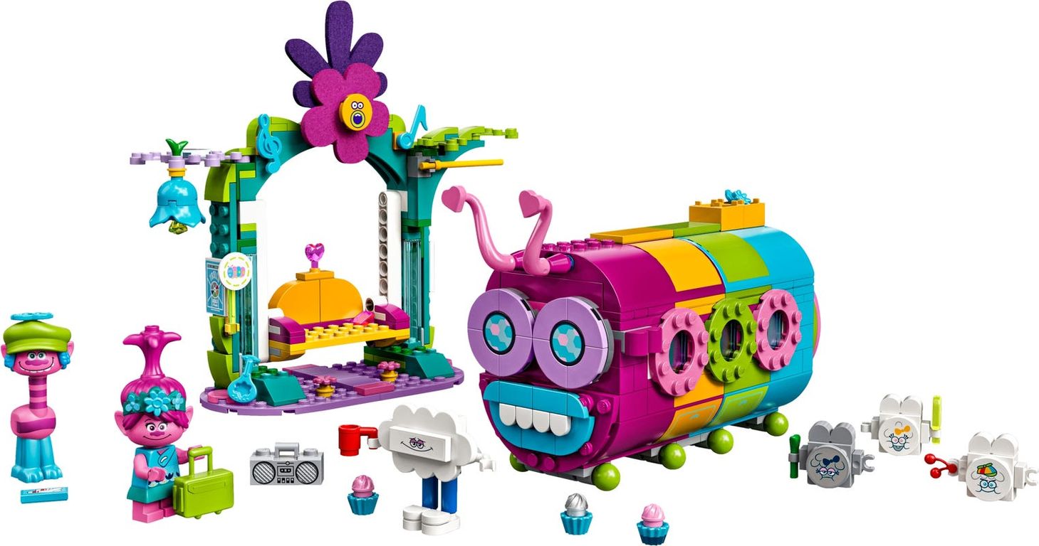 LEGO® Trolls Rainbow Caterbus components