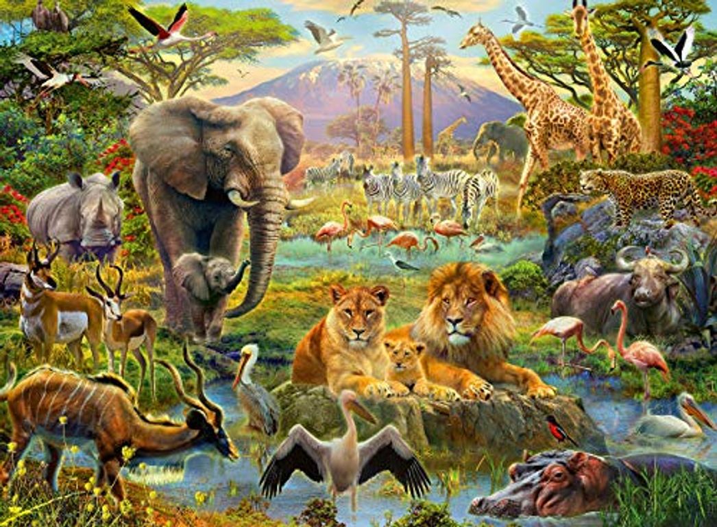 Les animaux de la savane