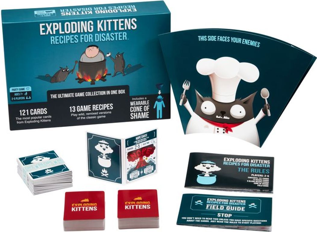 Exploding Kittens: Recipes for Disaster komponenten