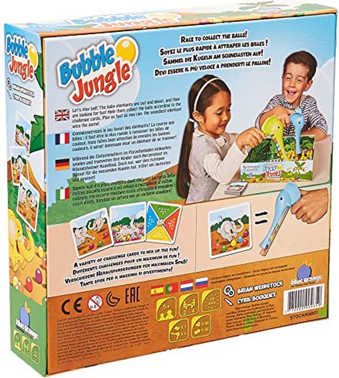 Bubble Jungle back of the box