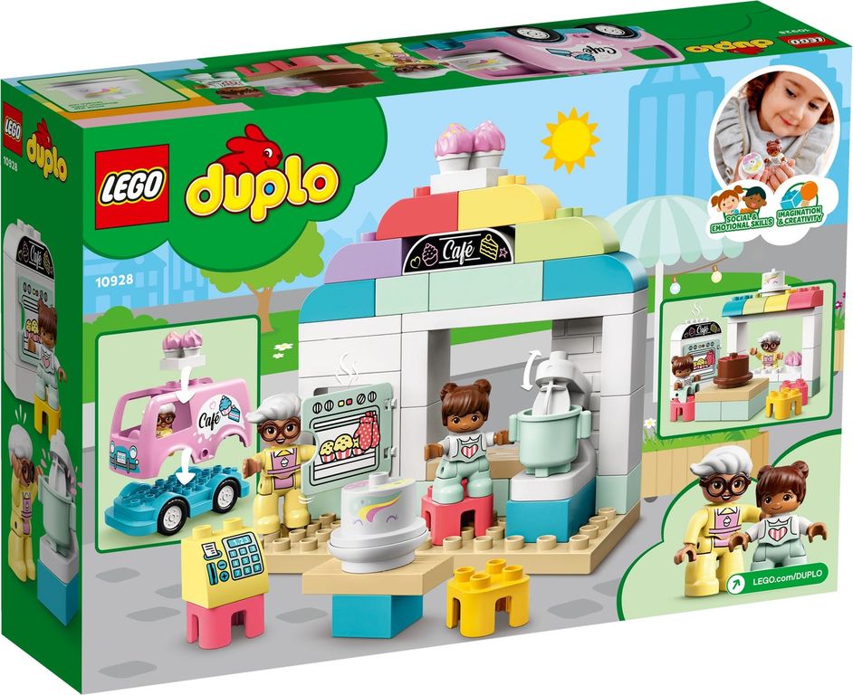 LEGO® DUPLO® Bakery back of the box