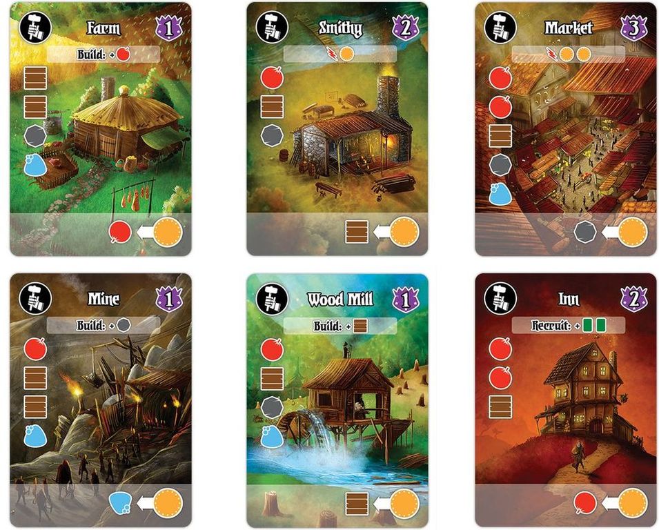 Villages of Valeria cards