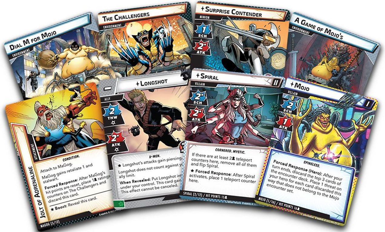Marvel Champions: El Juego de Cartas – MojoManía Pack de Escenarios cartas