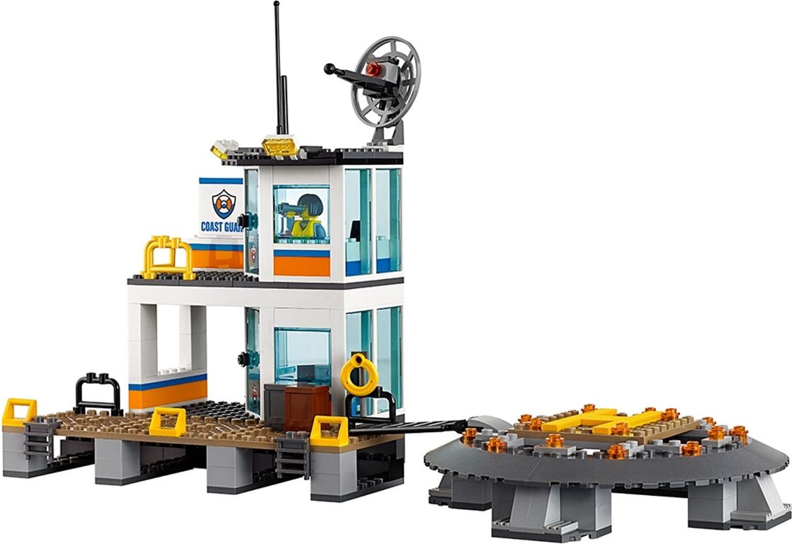 LEGO® City Coast Guard Head Quarters components