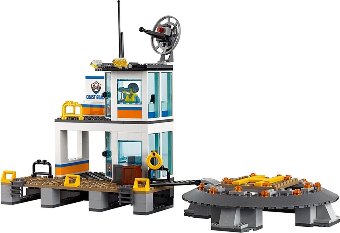 LEGO® City Kustwacht hoofdkwartier componenten