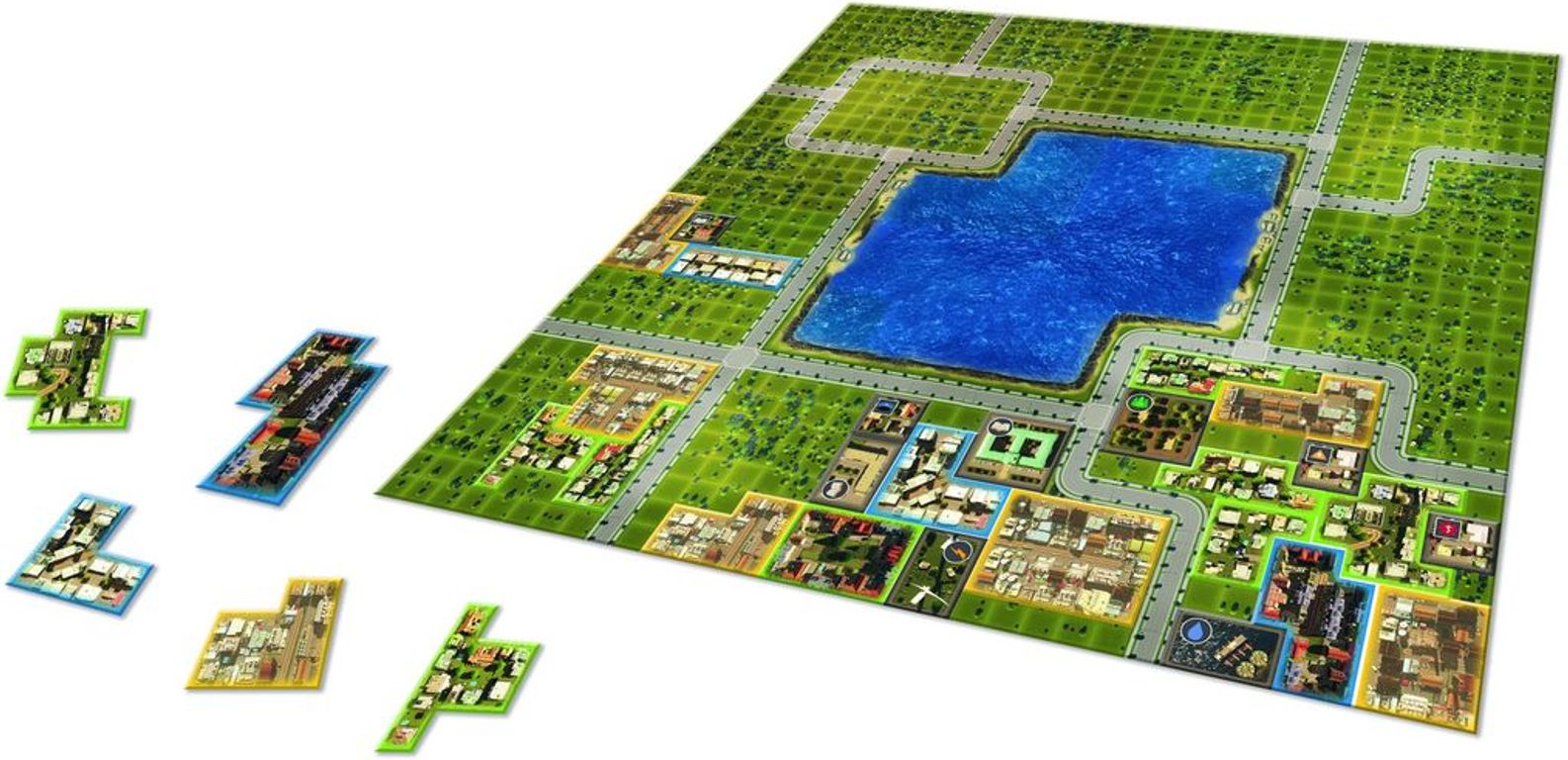 Cities: Skylines - The Board Game tiles