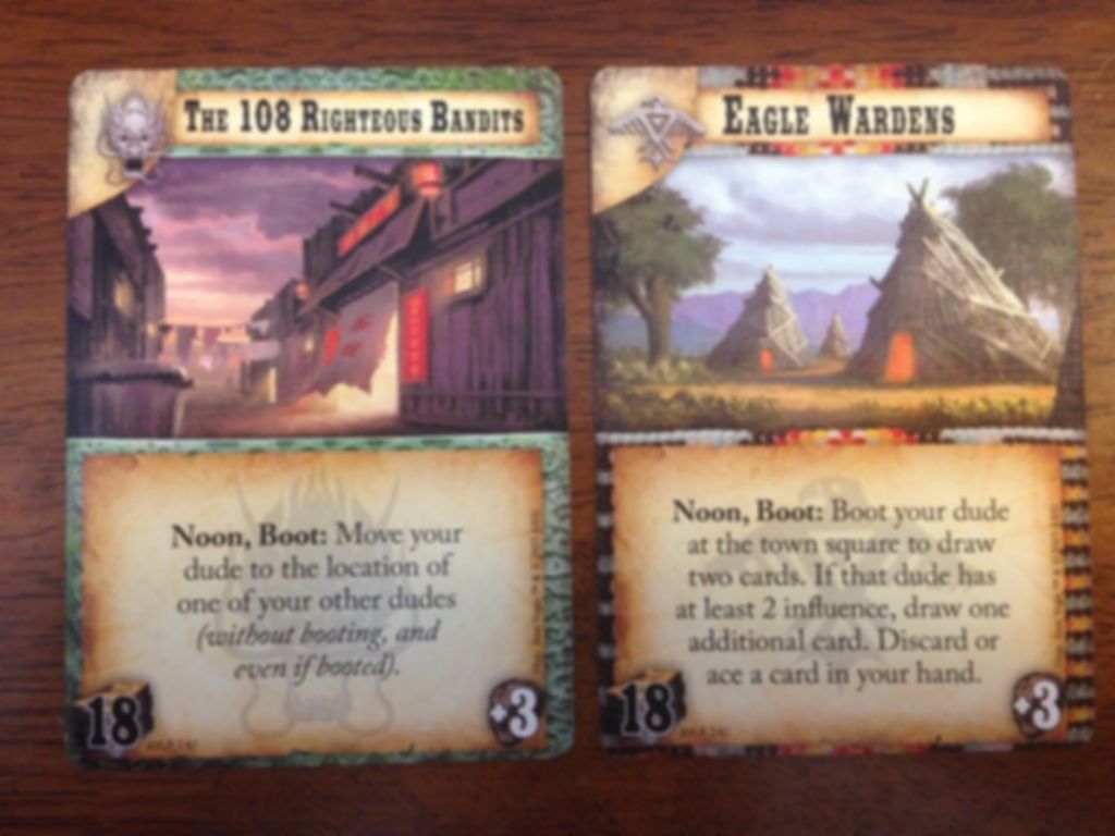 Doomtown: Reloaded - Immovable Object, Unstoppable Force cards