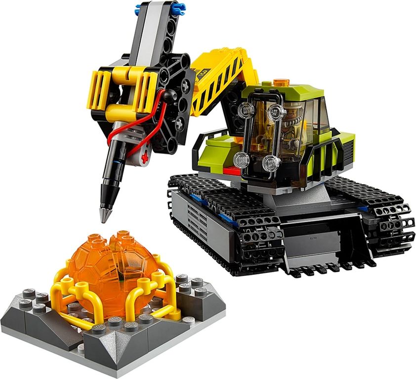 LEGO® City Volcano Exploration Base components