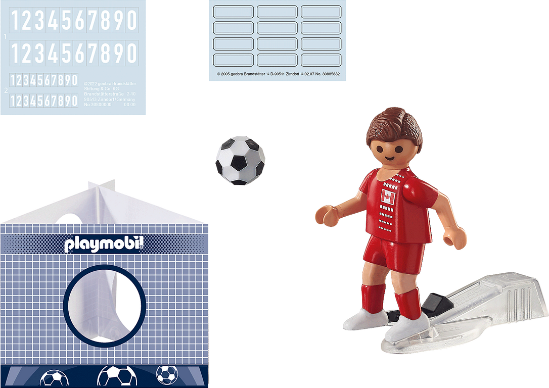 Playmobil® Sports & Action Soccer Player - Canada components