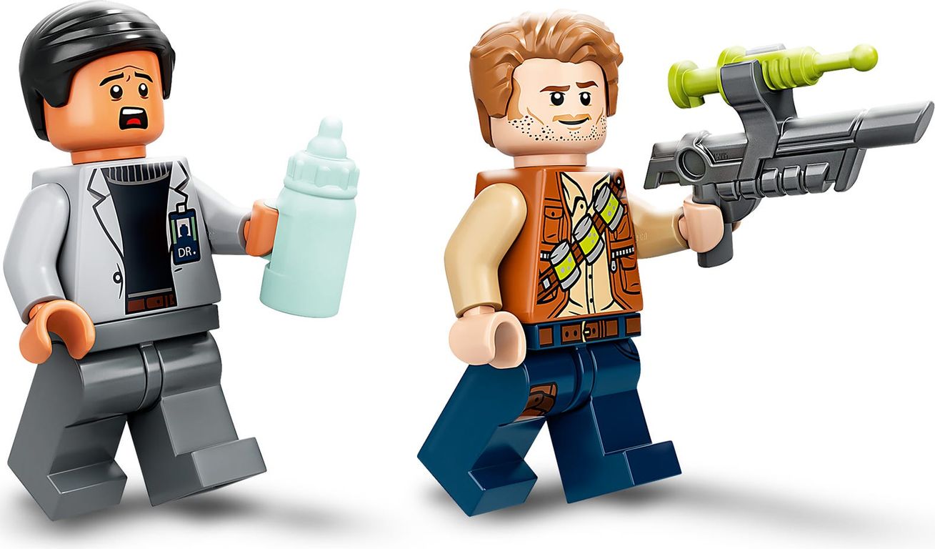 LEGO® Jurassic World Dr. Wu's Lab: Baby Dinosaurs Breakout​ minifigures
