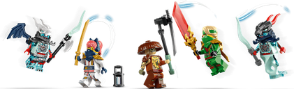 LEGO® Ninjago L'avion-robot de Lloyd figurines