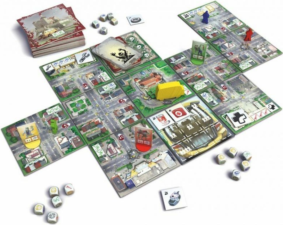 Escape: Zombie City – Big Box components