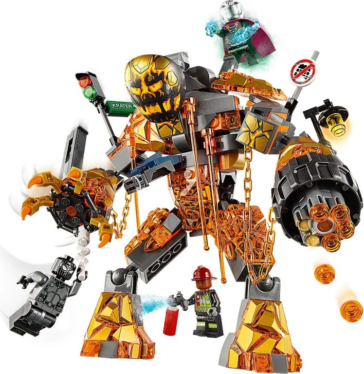 LEGO® Marvel Duell mit Molten Man spielablauf