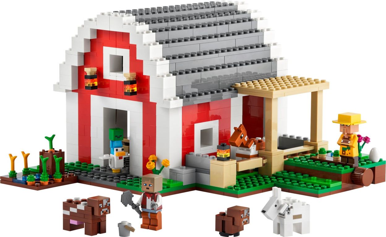 LEGO® Minecraft Die rote Scheune spielablauf