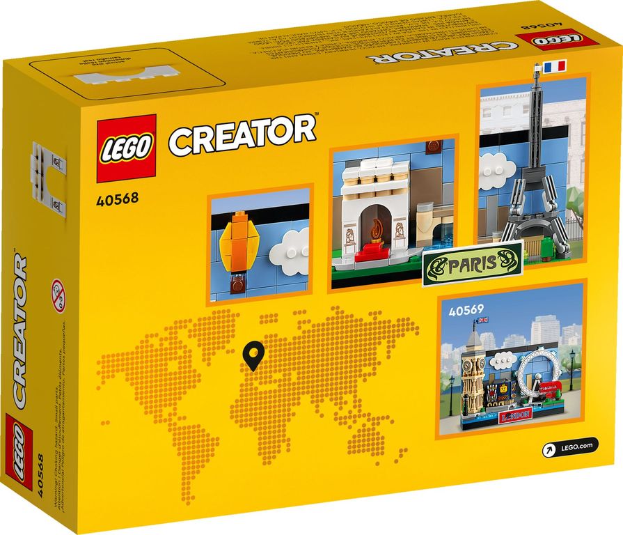 LEGO® Creator Paris Postcard back of the box