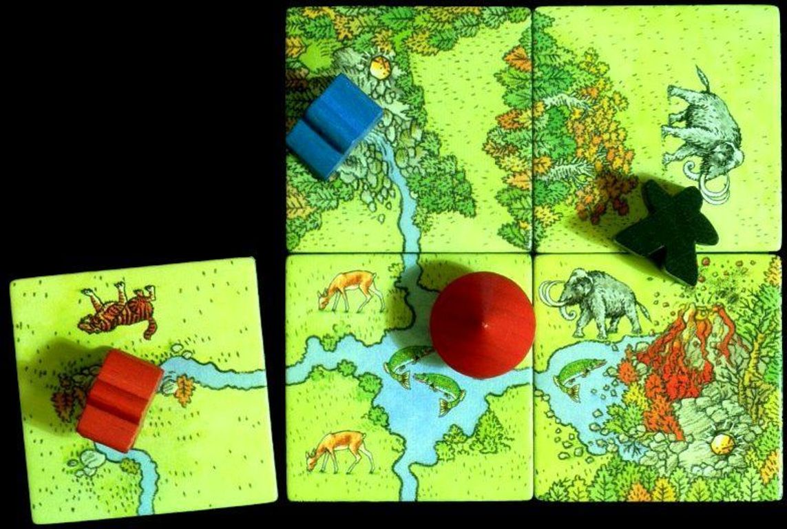 Carcassonne à la Préhistoire composants