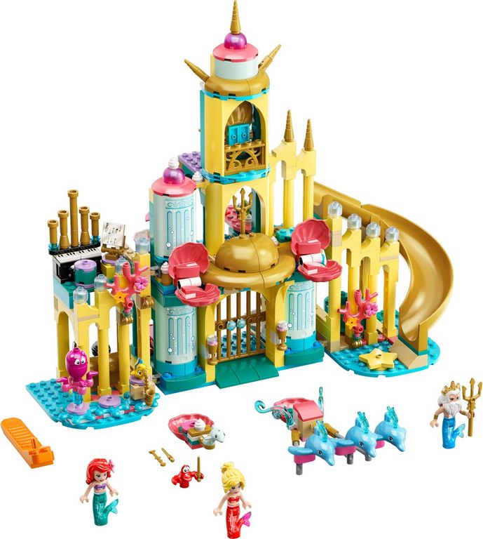 LEGO® Disney Ariel’s Underwater Palace components