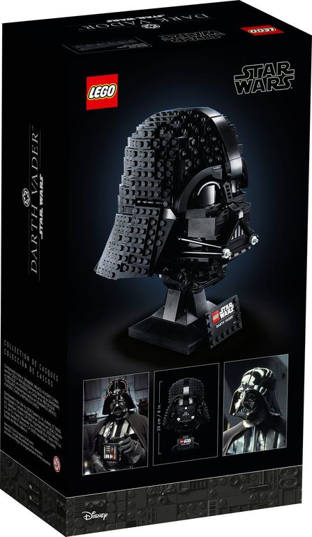 LEGO® Star Wars Darth Vader™ helm achterkant van de doos