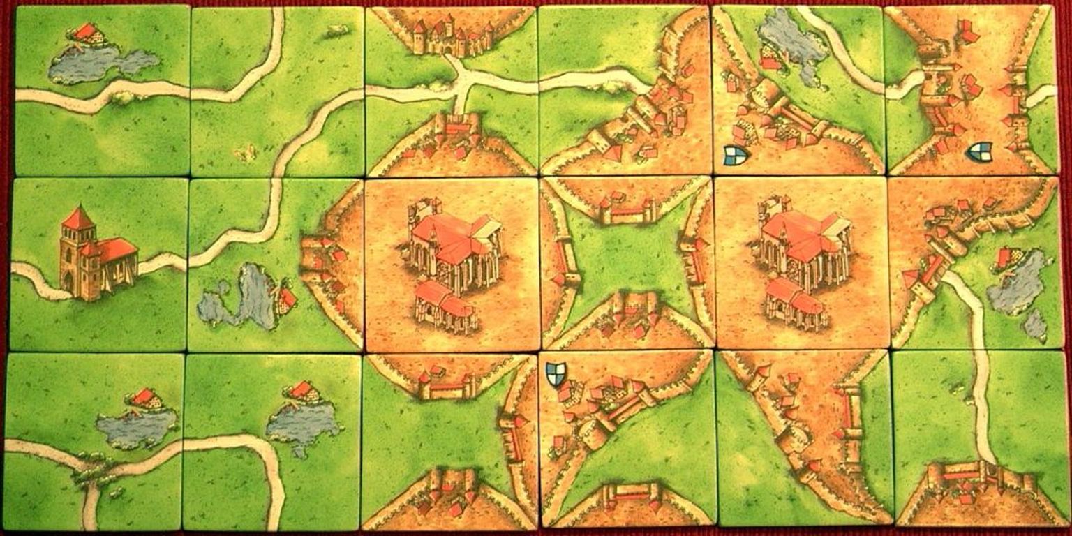 Carcassonne: Inns and Cathedrals tiles