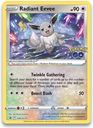 Pokémon TCG: Pokémon GO Premium Collection—Radiant Eevee kaart
