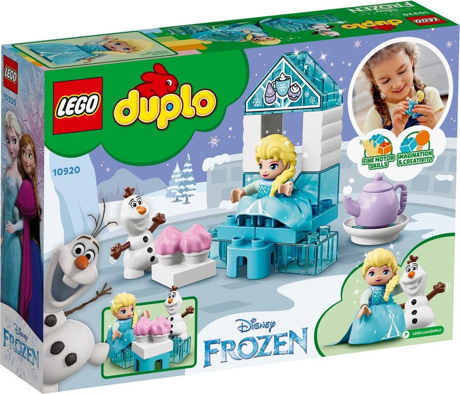 LEGO® DUPLO® Elsa and Olaf's Tea Party back of the box