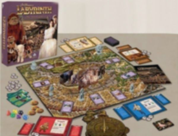Jim Henson's Labyrinth: The Board Game componenten