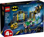 The Batcave with Batman, Batgirl and The Joker