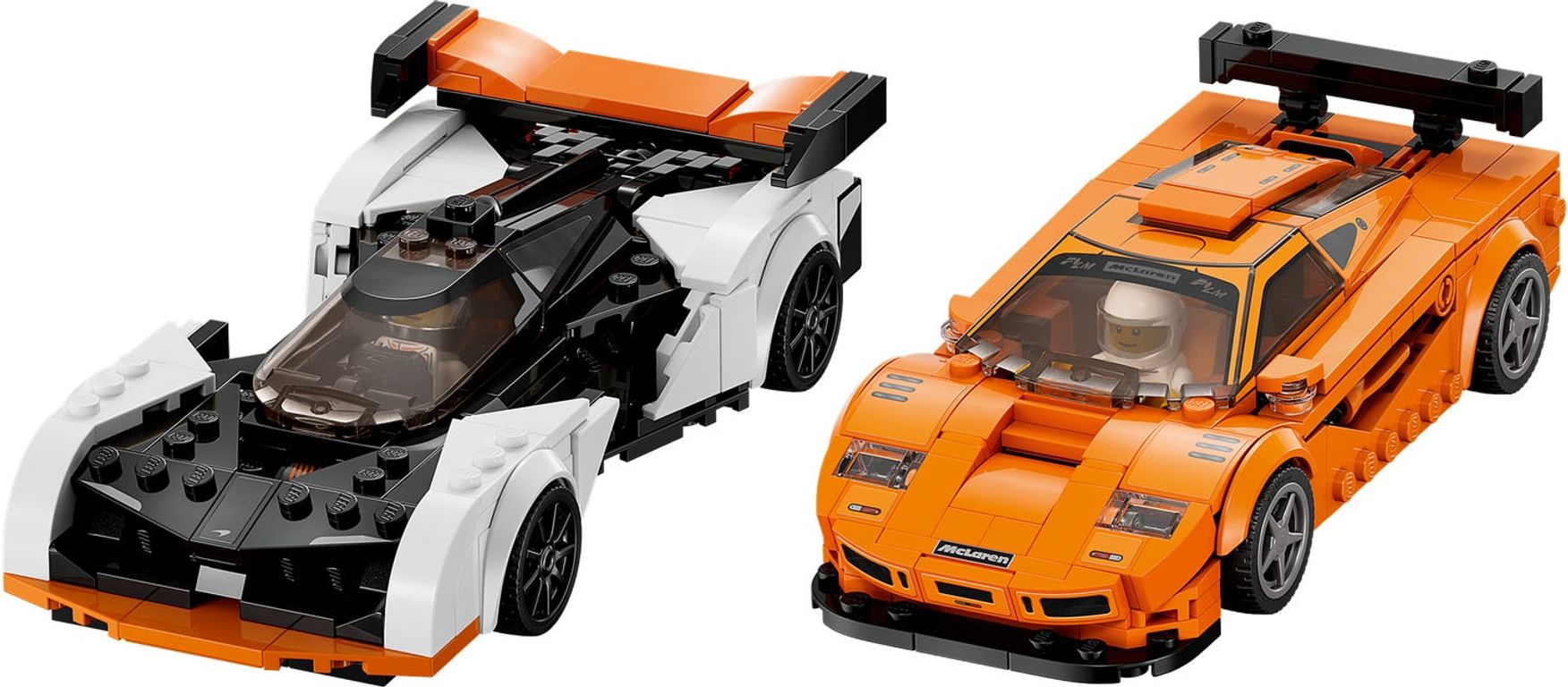 LEGO® Speed Champions McLaren Solus GT & McLaren F1 LM componenten