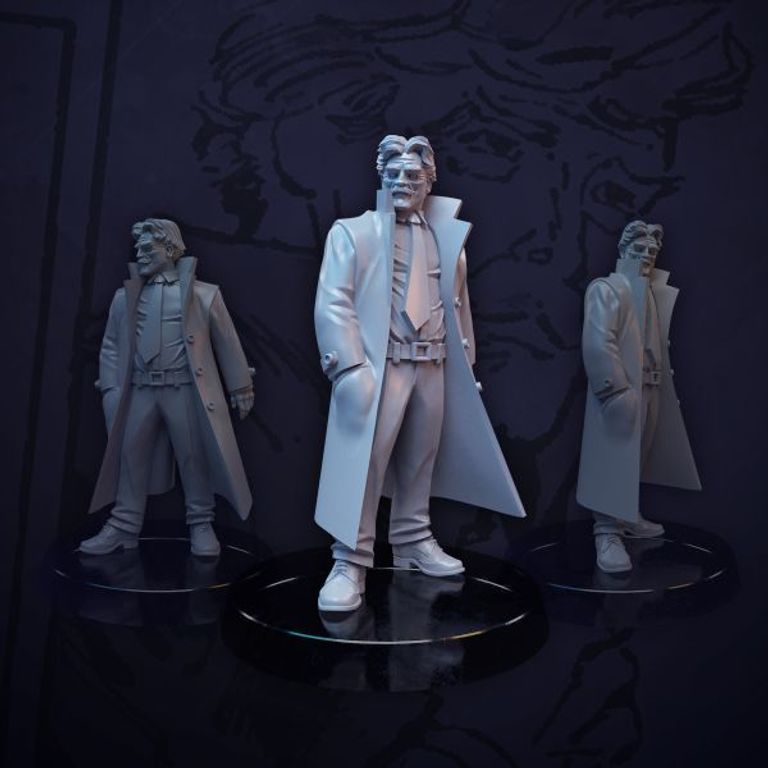 Batman: The Dark Knight Returns Board Game miniatures