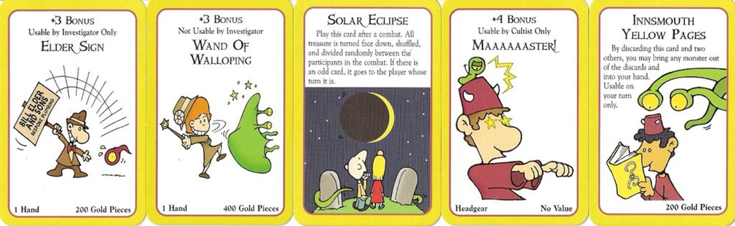 Munchkin Cthulhu cards