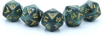 Dune RPG Dice Set - Atreides dobbelstenen