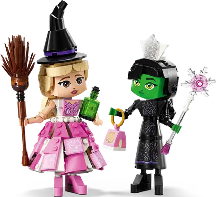 LEGO® Wicked Personaggi di Elphaba e Glinda componenti