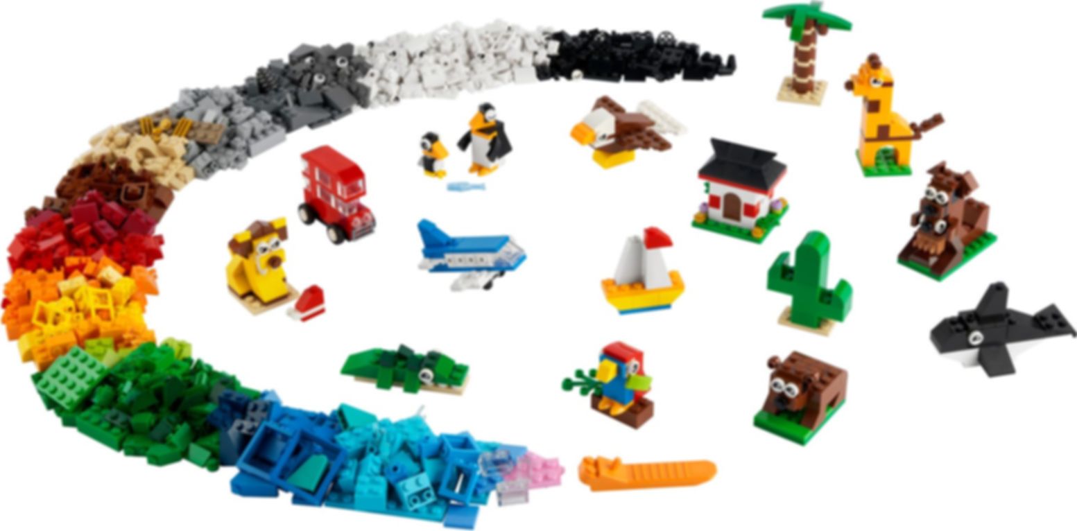 LEGO® Classic Briques créatives « Autour du monde » composants