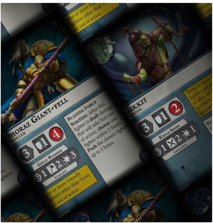Warhammer Underworlds: Nethermaze - Rivals of Harrowdeep cards